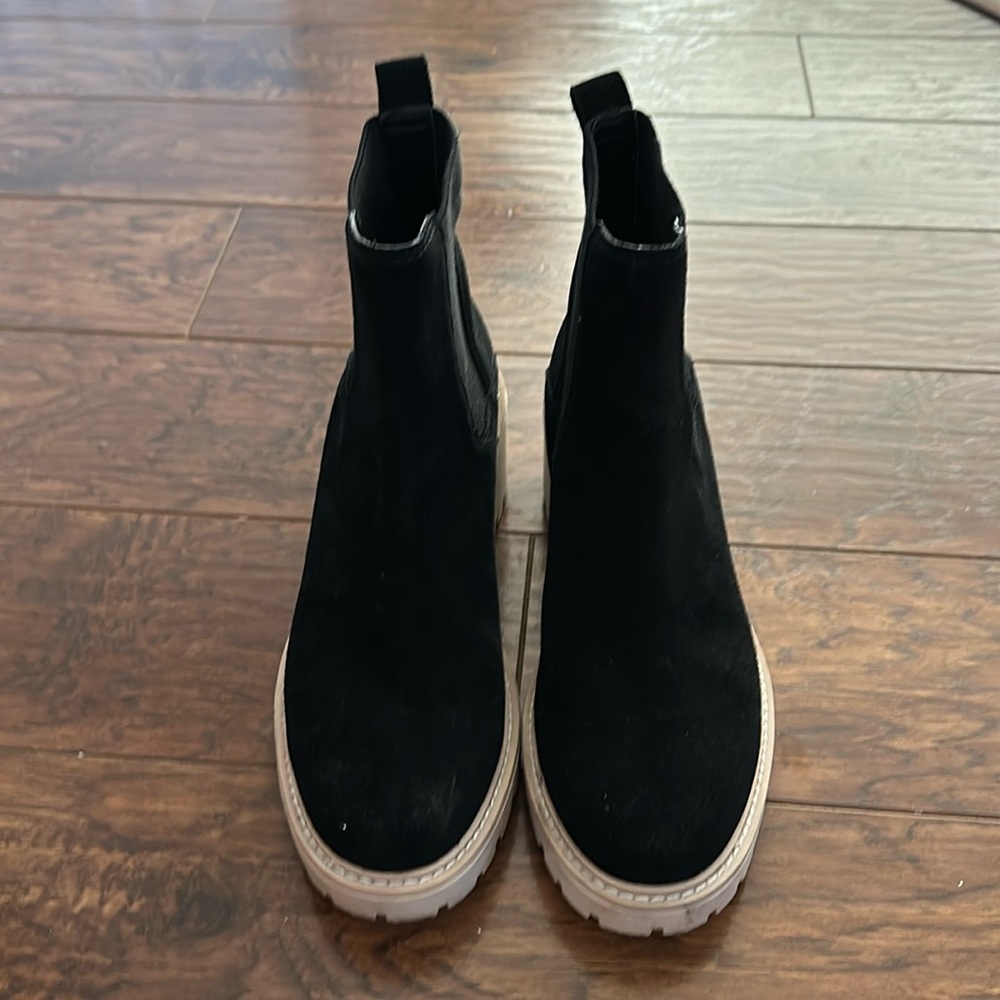 Dolce Vita black suede booties